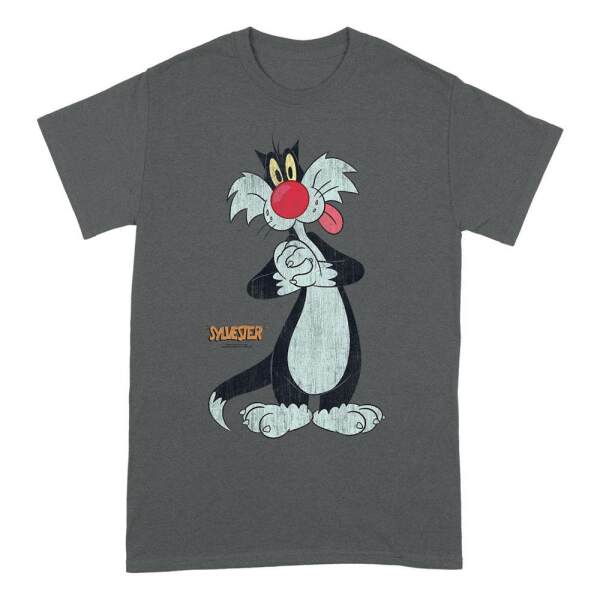 Looney Tunes Camiseta Sylvester Distressed talla S - Collector4U.com