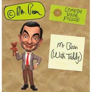 Figura Mr.Bean (with Teddy) Vinilo Comedy Classic 18 cm BIG Chief Studios - Collector4u.com