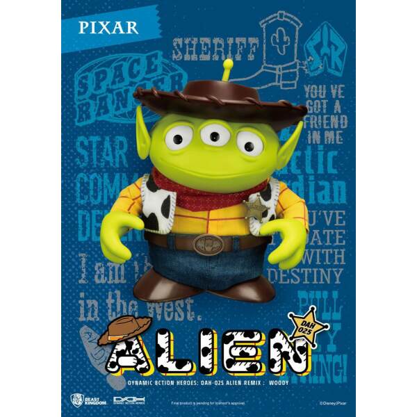 Figura Alien Remix Woody Toy Story Dynamic 8ction Heroes 16 cm Beast Kingdom - Collector4U.com