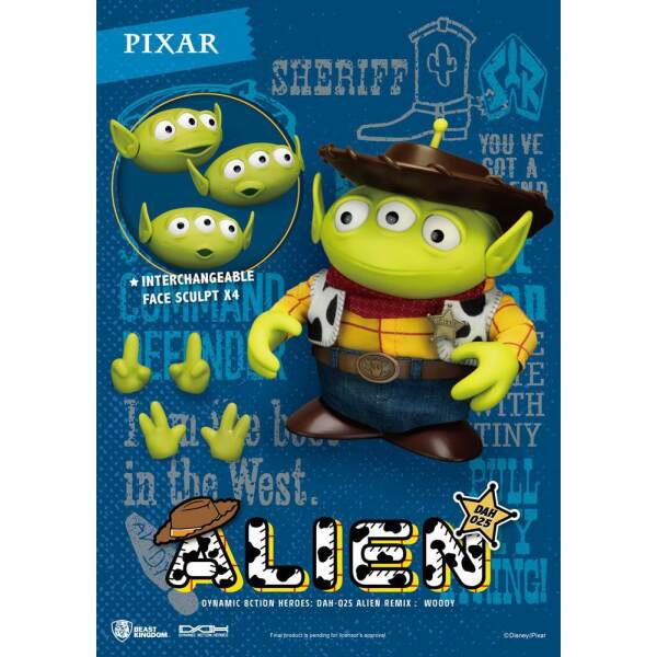 Figura Alien Remix Woody Toy Story Dynamic 8ction Heroes 16 cm Beast Kingdom - Collector4U.com