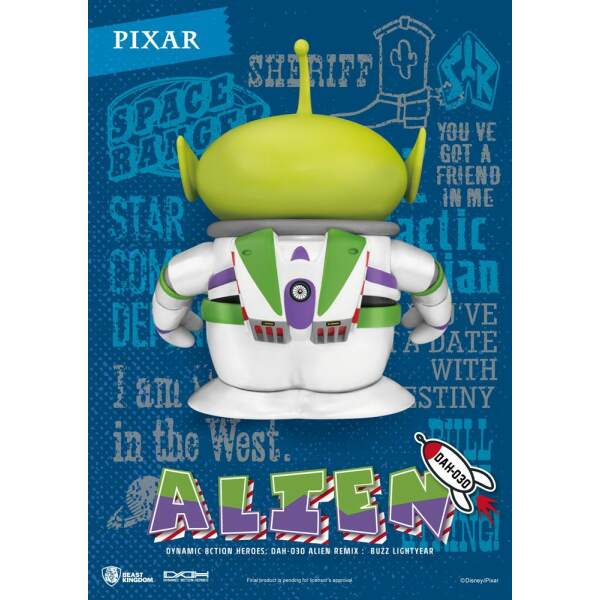 Figura Alien Remix Buzz Lightyear Toy Story Dynamic 8ction Heroes 16 cm Beast Kingdom - Collector4U.com