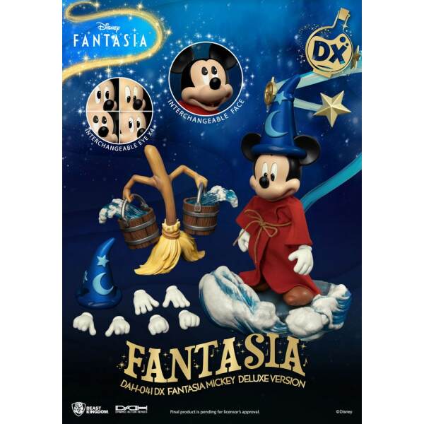 Figura Mickey Fantasia Deluxe Disney Classic Dynamic 8ction Heroes 1/9 21 cm Beast Kingdom - Collector4U.com