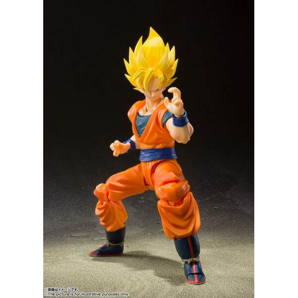 Figura S.H. Figuarts Super Saiyan Full Power Son Goku Dragon ball Z 14 cmBandai - Collector4U.com