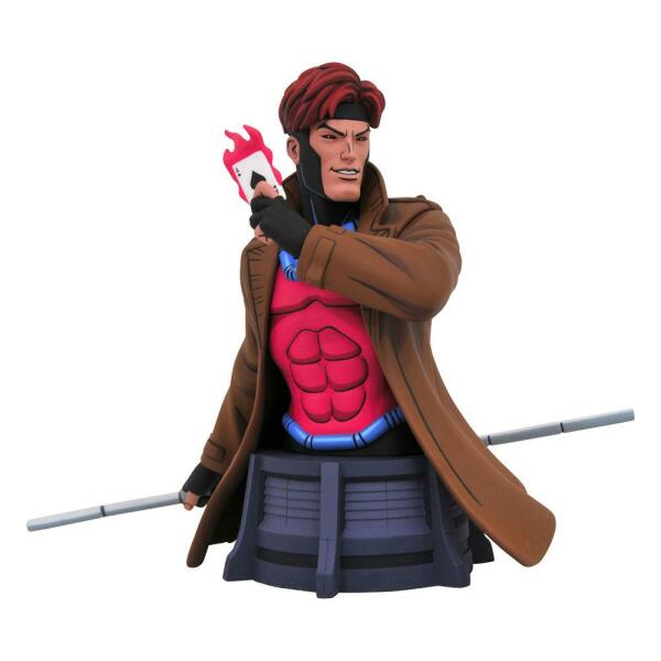 Busto Gambit Marvel X-Men Animated Series 15 cm Diamond Select - Collector4u.com