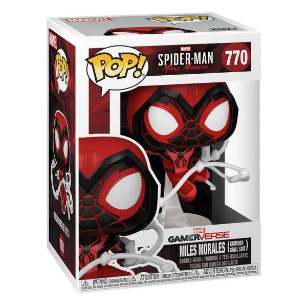 Funko Miles Morales Red Suit Marvel's Spider-Man POP! Games Vinyl Figura 9 cm - Collector4U.com