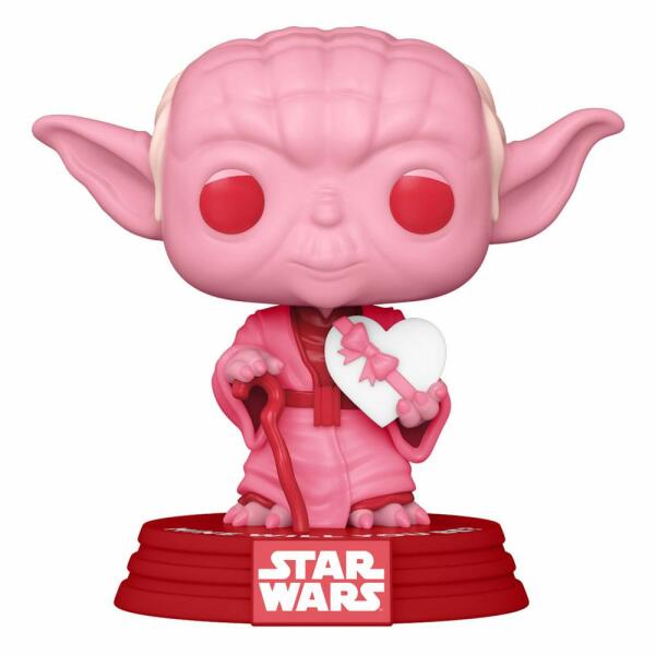 Funko Yoda w/Heart Star Wars Valentines POP! Star Wars Vinyl Figura 9 cm