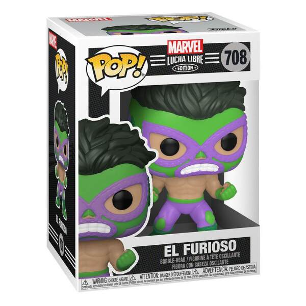 Funko Hulk Marvel Luchadores Figura POP! Vinyl 9 cm - Collector4U.com