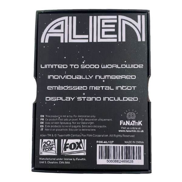 Alien Lingote Iconic Scene Collection Xenomorph Antique Limited Edition - Collector4U.com