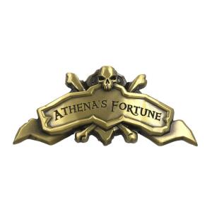 Sea of Thieves Réplica Athena’s Fortune Ship Plaque Antique