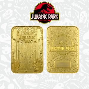 Jurassic Park Réplica Metal Entrance Gates (dorado) - Collector4u.com