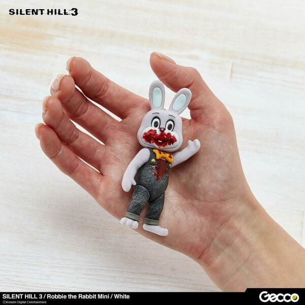 MiniFigura Robbie the Rabbit Silent Hill 3 White Version 10 cm Gecco - Collector4U.com