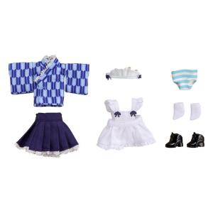 Accesorios para las Figuras Nendoroid Original Character Doll Outfit Set Japanese-Style Maid Blue - Collector4u.com