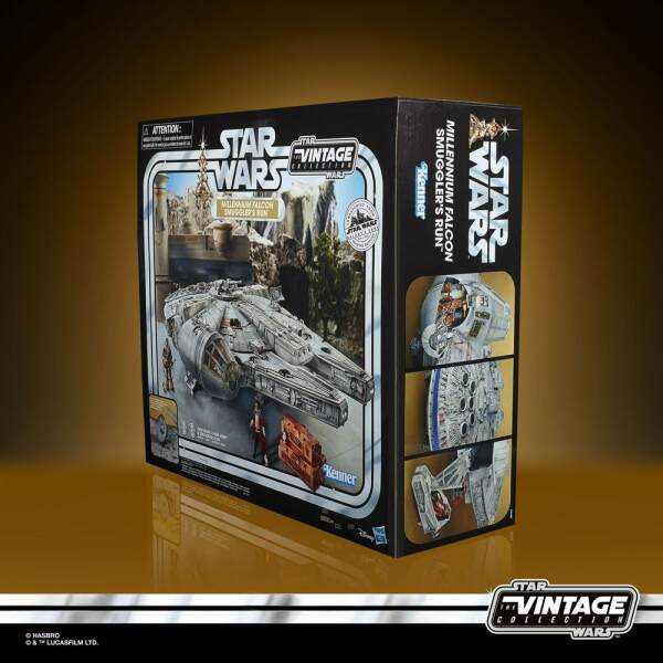 Vehículo Millennium Falcon Star Wars Galaxy's Edge Vintage Collection Smuggler´s Run Hasbro - Collector4U.com