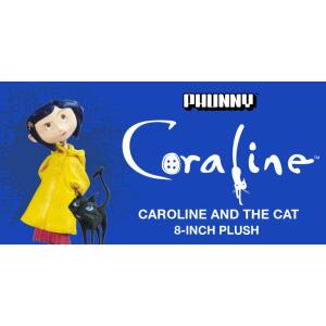 Coraline Peluche Phunny Coraline and the Cat 20 cm collector4u.com