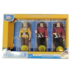 Star Trek Pack de 3 Figuras Spock, Kirk & Khan 20 cm - Collector4u.com