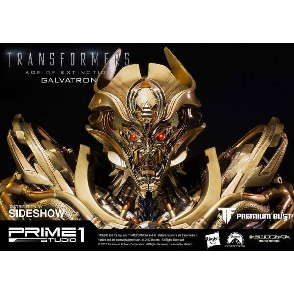 Busto Galvatron Transformers La era de la extinción Gold Version 23 cm Prime 1 Studio - Collector4U.com