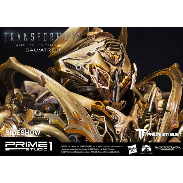 Busto Galvatron Transformers La era de la extinción Gold Version 23 cm Prime 1 Studio - Collector4U.com