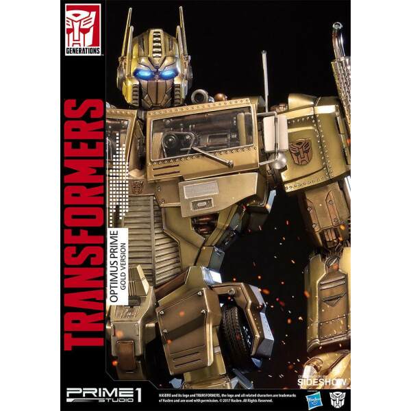 Estatua Optimus Prime Transformers Generation 1 Gold Version 61 cm Prime 1 Studio - Collector4U.com