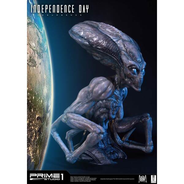 Busto Alien Independence Day Contraataque 1/1 81 cm Prime 1 Studio - Collector4U.com