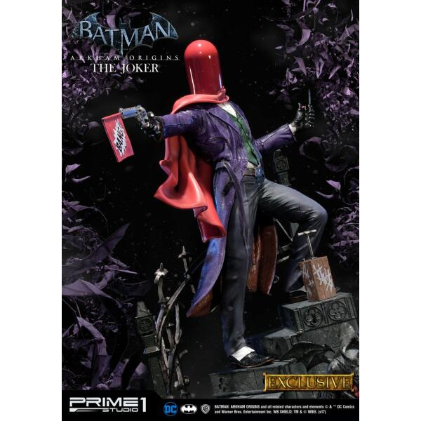 Estatua The Joker Exclusive Batman Arkham Origins 86 cm - Collector4u.com