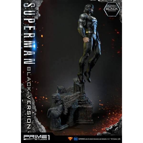 Estatua Superman Black Version Batman Hush 1/3  106 cm Prime 1 Studio - Collector4U.com