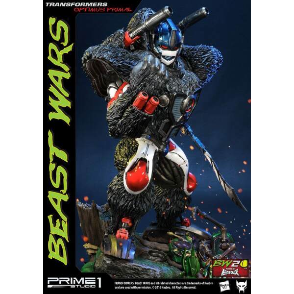 Estatua Optimus Primal Transformers Beast Wars 1/3 63 cm Prime 1 Studio - Collector4U.com