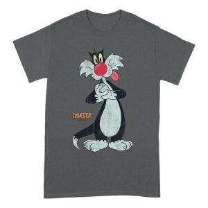 Looney Tunes Camiseta Sylvester Distressed talla S collector4u.com