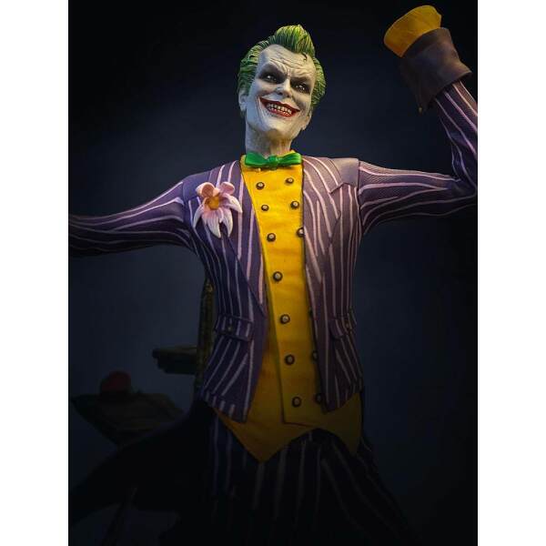 Estatua The Joker Batman Arkham Asylum 1/8 40 cm Silver Fox - Collector4U.com