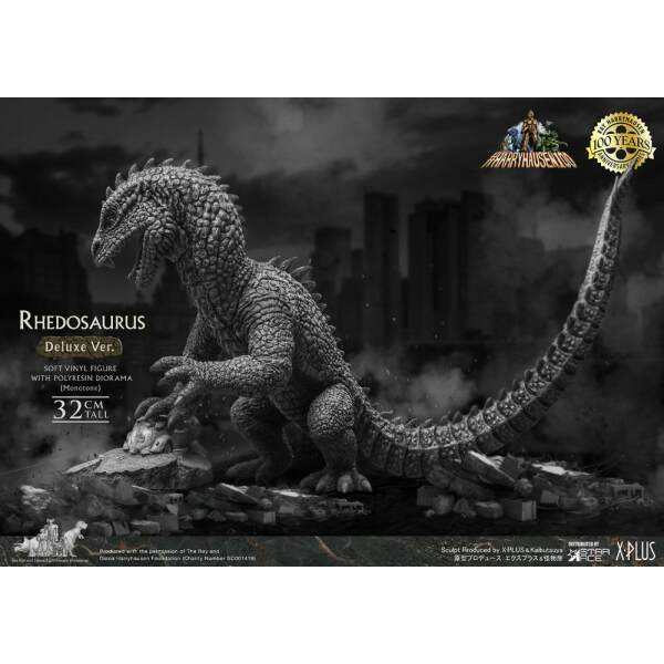 Estatua Rhedosaurus La Bestia de Tiempos Remotos Soft Vinyl Ray Harryhausens Monotone Deluxe Ver. Star Ace Toys - Collector4U.com