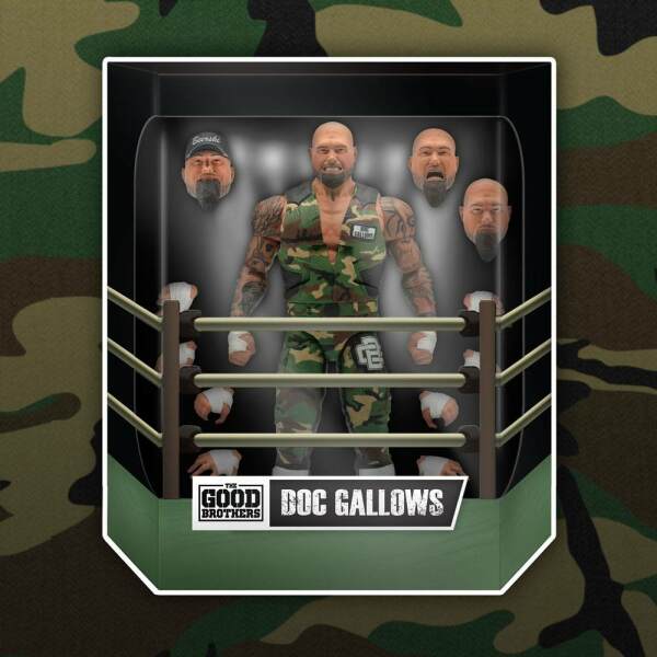 Figura Doc Gallows Good Brothers Wrestling Ultimates 18 cm Super7 - Collector4U.com