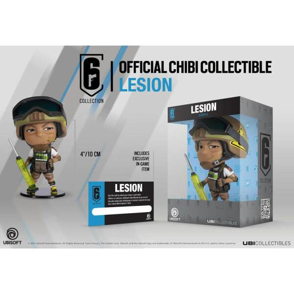 Figura Chibi Serie 6 Lesion Rainbow Six Siege 6 Collection 10 cm Ubisoft - Collector4U.com