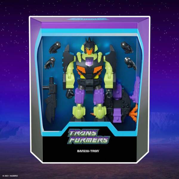 Figura Banzai Tron Transformers Ultimates 18 Cm Super7 3