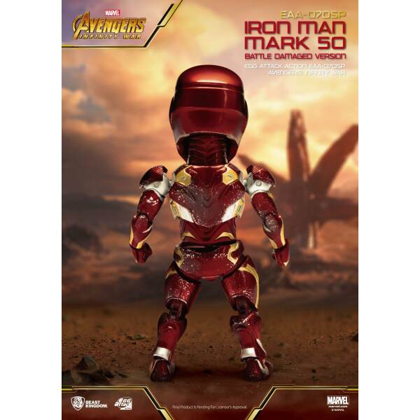 Figura Iron Man Mark 50 Vengadores Infinity War Egg Attack 16 cm Beast Kingdom - Collector4U.com