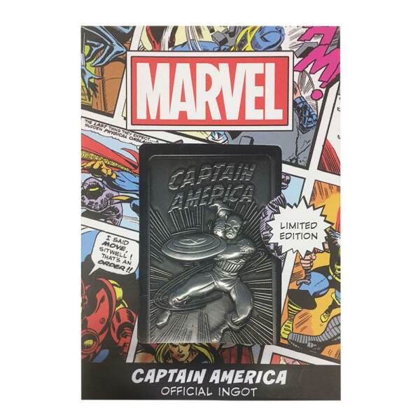 Lingote Captain America Marvel Limited Edition - Collector4u.com