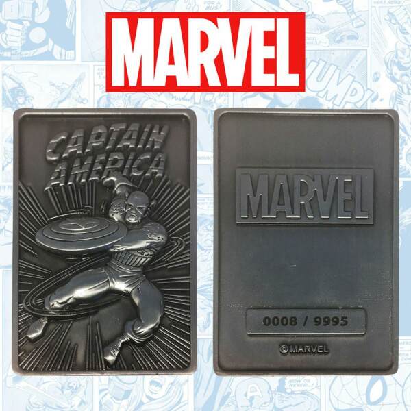 Lingote Captain America Marvel Limited Edition - Collector4u.com