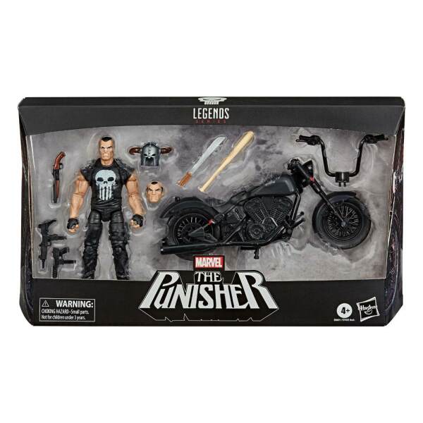 Figura The Punisher Marvel Legends Series con vehículo 2020 15 cm Hasbro - Collector4U.com