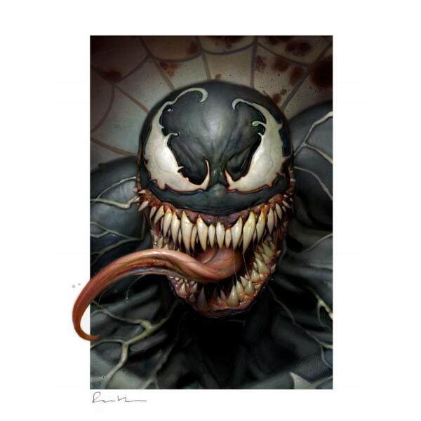 Litografia Venom Marvel 46 x 61 cm Sideshow Collectibles