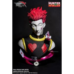 Hunter × Hunter Busto tamaño real Hisoka Morow 65 cm collector4u.com