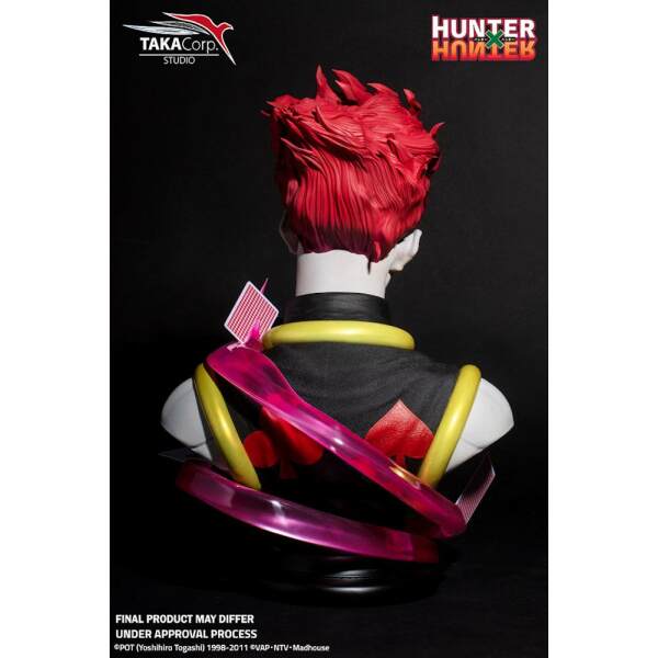 Hunter × Hunter Busto tamaño real Hisoka Morow 65 cm - Collector4U.com