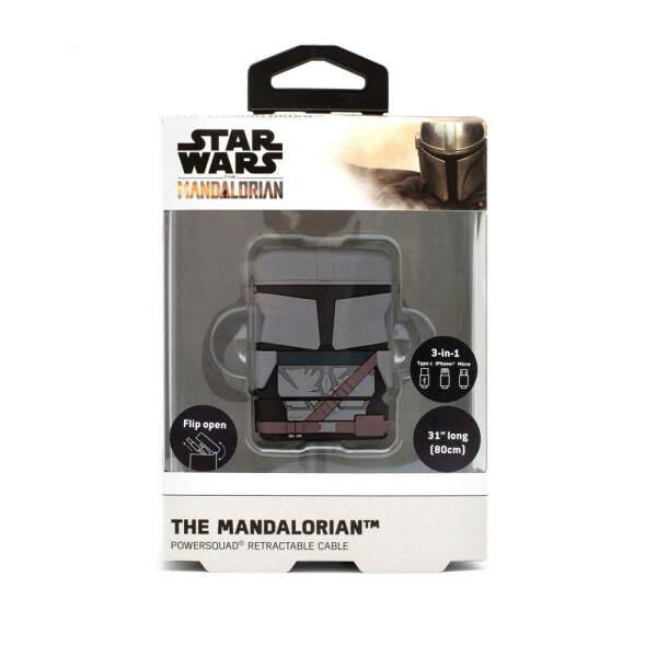 PowerSquad Cable de carga 3in1 The Mandalorian Star Wars The Mandalorian - Collector4U.com