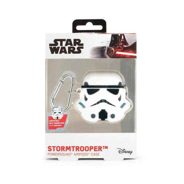 PowerSquad Caja de Carga Inalámbrica para AirPods Stormtrooper Star Wars - Collector4U.com