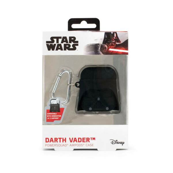 Caja de Carga Inalámbrica para AirPods Darth Vader Star Wars PowerSquad - Collector4u.com