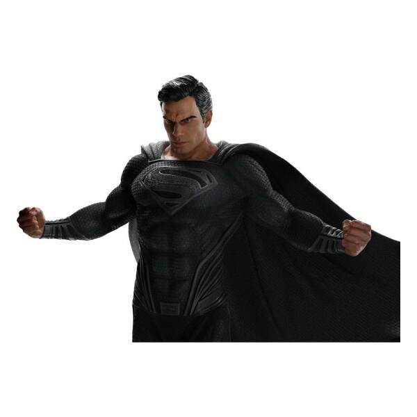 Estatua Superman La Liga De La Justicia De Zack Snyder 1 4 Black Suit 65 Cm Weta 5