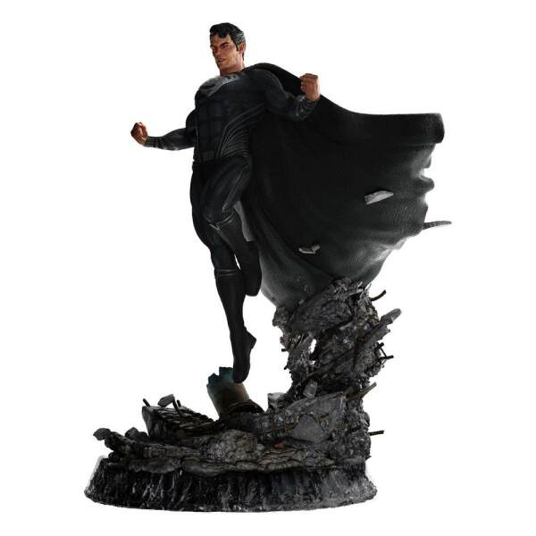 Estatua Superman La Liga De La Justicia De Zack Snyder 1 4 Black Suit 65 Cm Weta 6