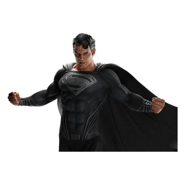 Estatua Superman La Liga De La Justicia De Zack Snyder 1 4 Black Suit 65 Cm Weta 7