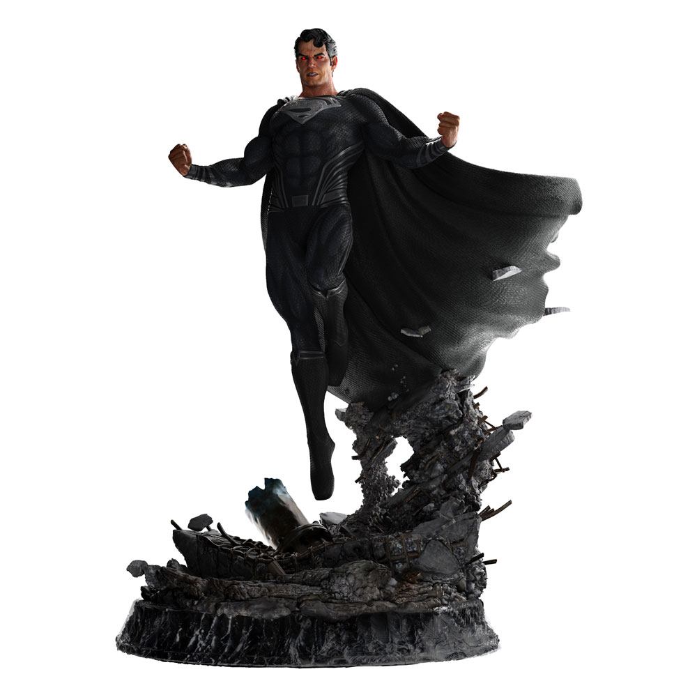 Estatua Superman La Liga De La Justicia De Zack Snyder 1 4 Black Suit 65 Cm Weta 9