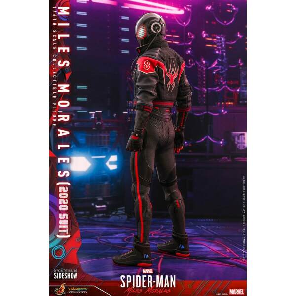 Figura Miles Morales Suit 2020 Marvel Spider Man Video Game Masterpiece 1 6 Hot Toys 30 Cm 14