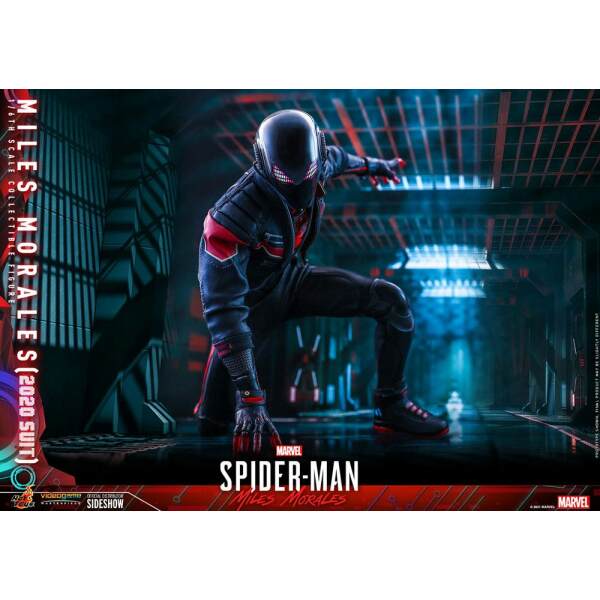 Figura Miles Morales Suit 2020 Marvel Spider Man Video Game Masterpiece 1 6 Hot Toys 30 Cm 2