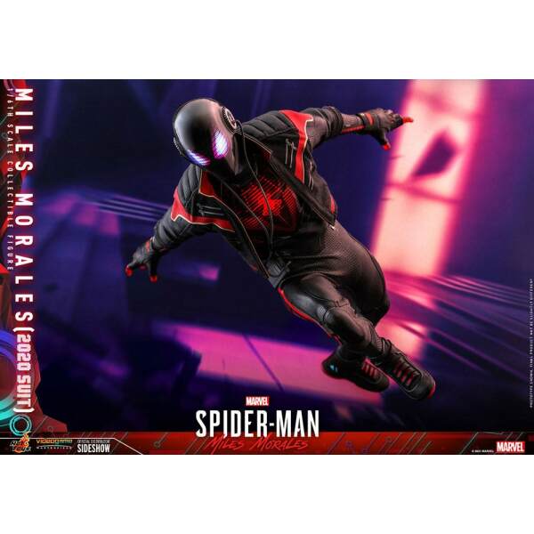 Figura Miles Morales Suit 2020 Marvel Spider Man Video Game Masterpiece 1 6 Hot Toys 30 Cm 20