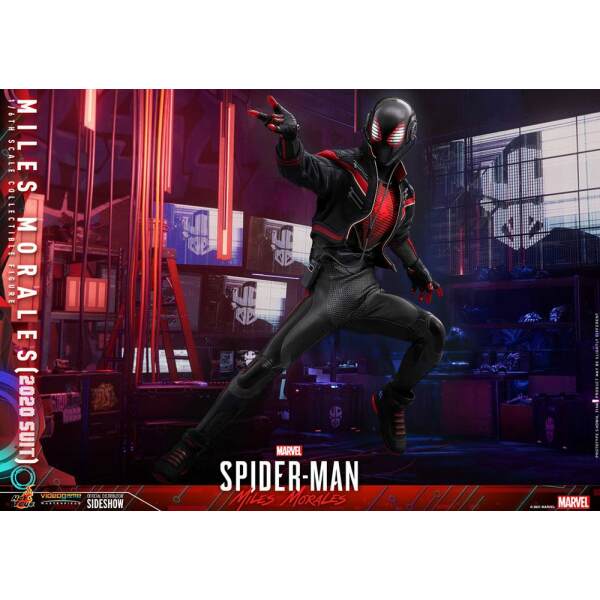 Figura Miles Morales Suit 2020 Marvel Spider Man Video Game Masterpiece 1 6 Hot Toys 30 Cm 21